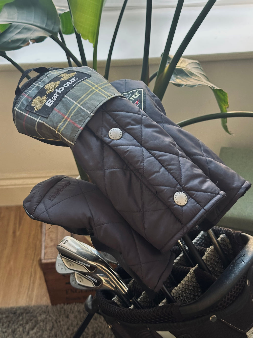 Barbour Gore-Tex Headcover Set (Driver, Wood & Hybrid)